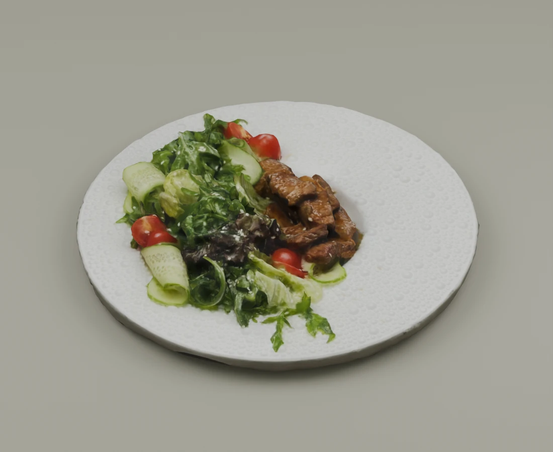 Go‘shtli salat — 3D skandan olingan rasm